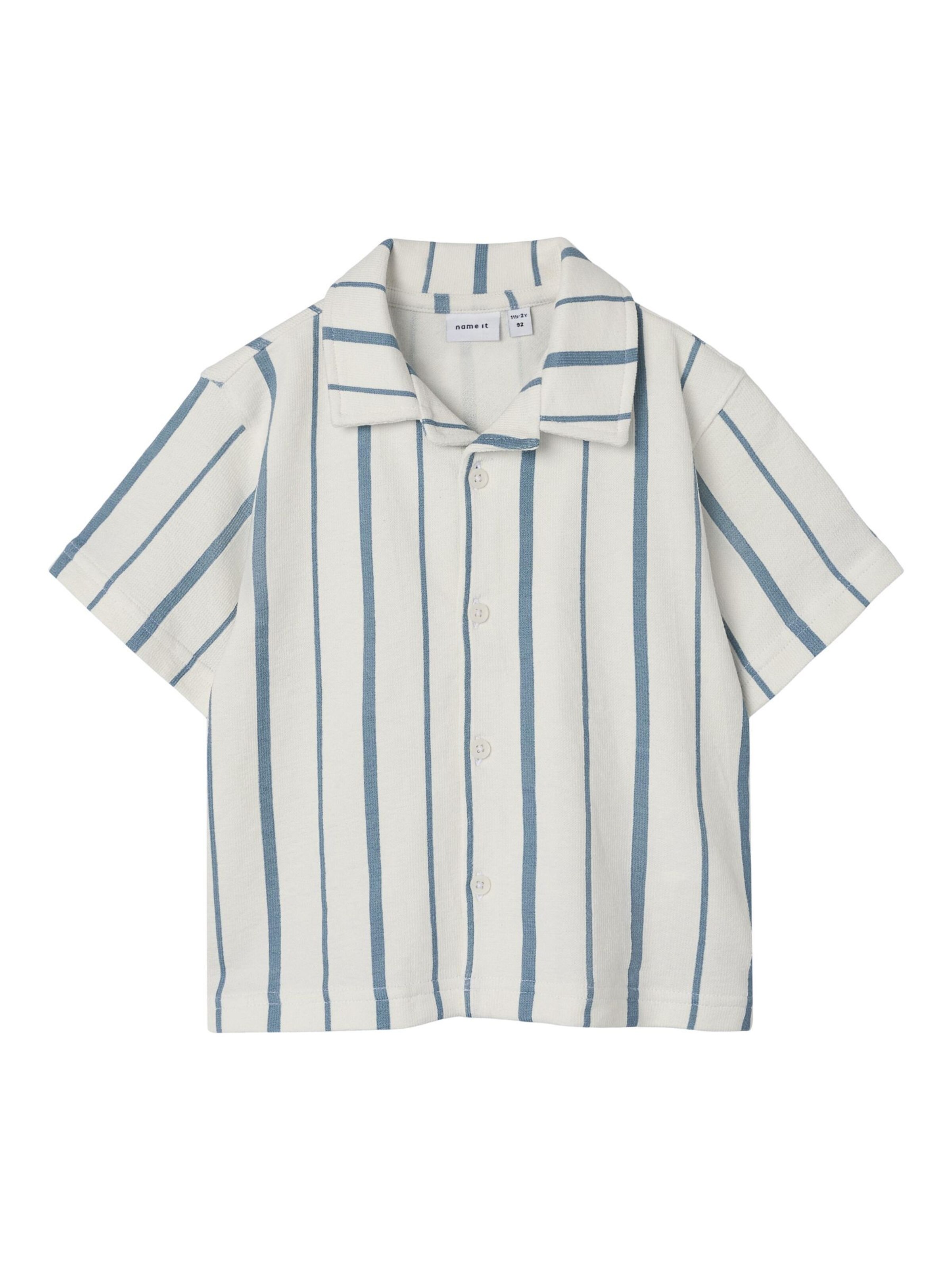 NAME IT Button Up Shirt in Blue / White, Item view