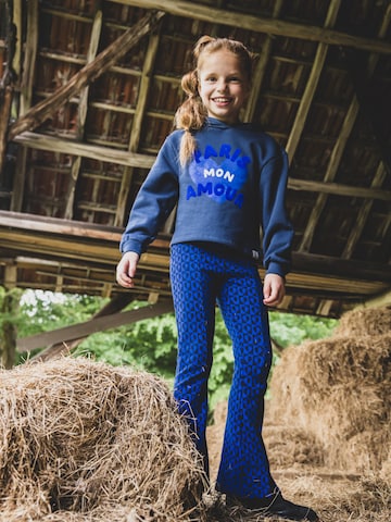 Looxs Revolution Flared Broek in Blauw: voorkant