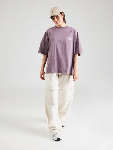 T-shirt 'CRISSY' Pegador en violet