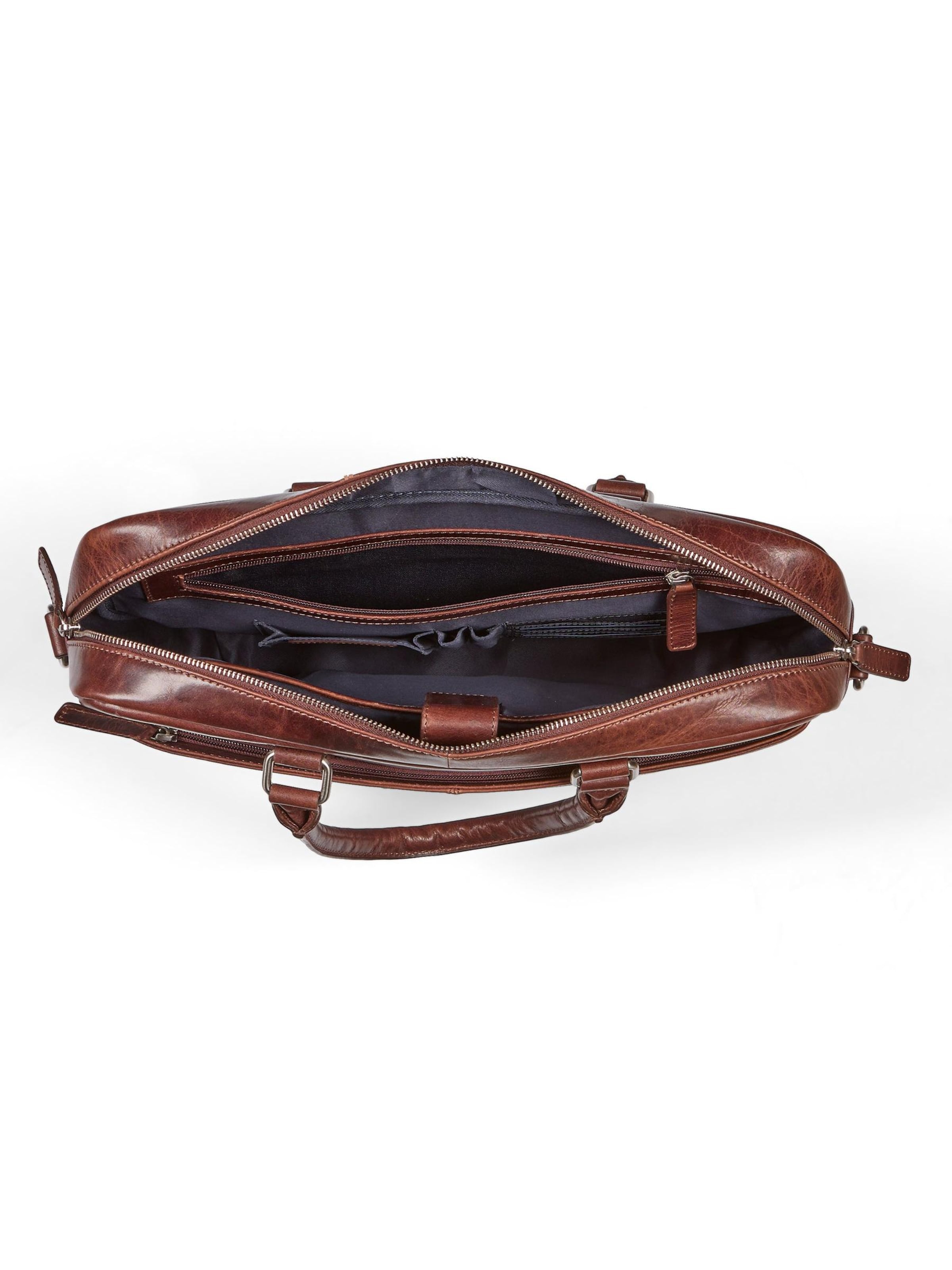 Borsa per laptop 'Laptop Business Bag Carter Brown' di Howard London in marrone