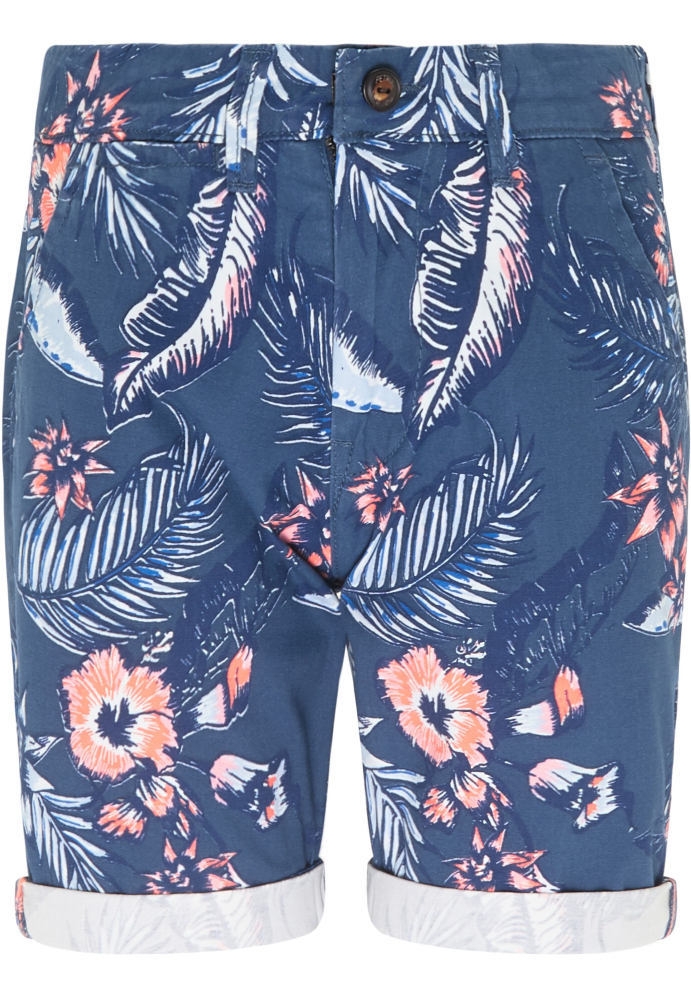 mėlyna Petrol Industries Standartinis Kelnės: priekis