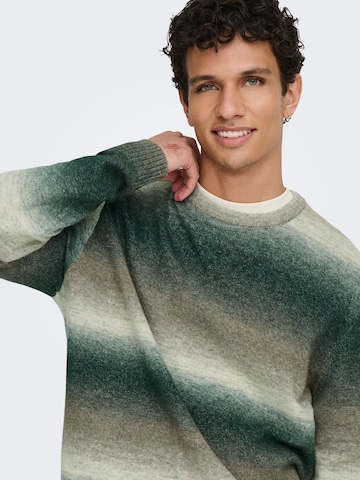 Pull-over 'ONSBertil' Only & Sons en vert