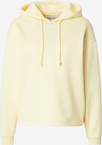 PIECES Collegepaita 'PCChilli' värissä keltainen: etupuoli