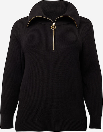Michael Kors Plus Sweater in Black: front