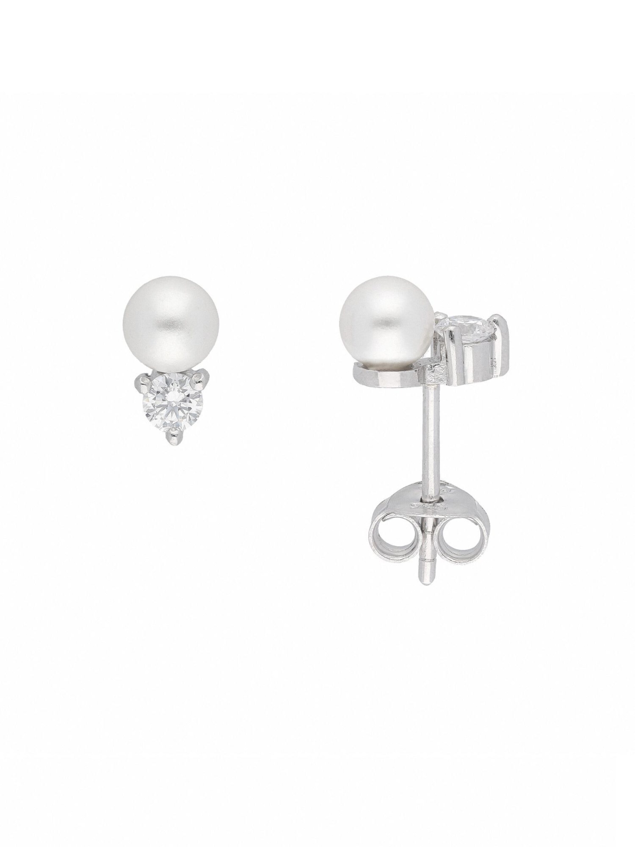 Adelia´s Earrings in Silver: front