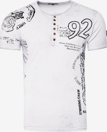 Rusty Neal Shirt in White: front