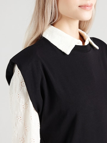 FRENCH CONNECTION Top 'RALLIE' - Čierna