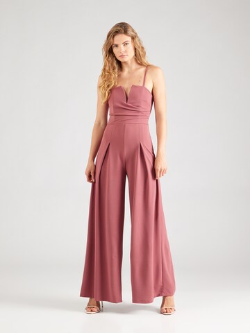 Combinaison 'ELINOR' WAL G. en rose : devant