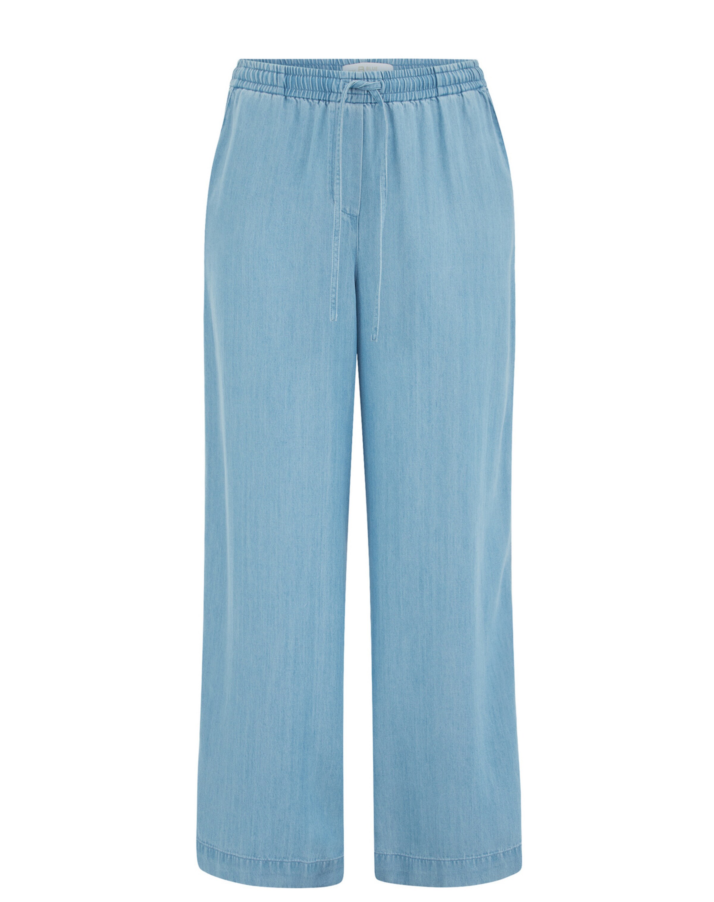 WE Fashion Широкий Штаны в Синий: спереди