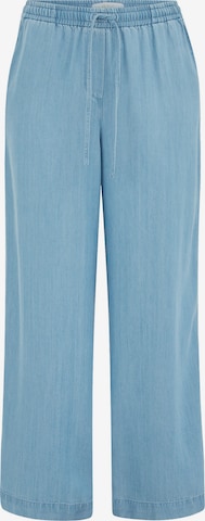 mėlyna WE Fashion Plačios klešnės Kelnės: priekis