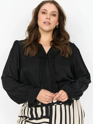 Camicia da donna 'SAFIA' di Wasabi Concept in nero: frontale