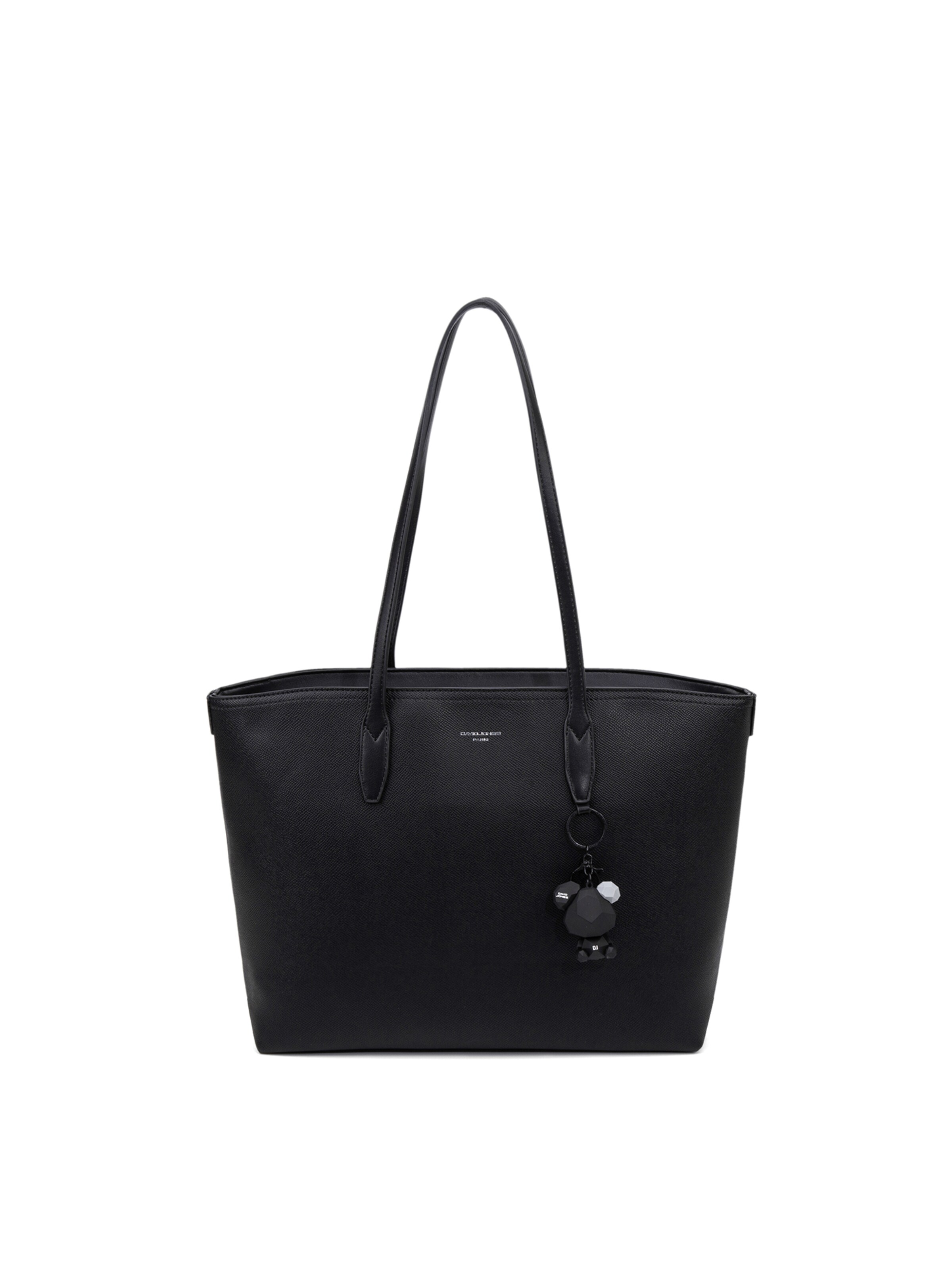 Borsa a spalla di David Jones in nero: frontale