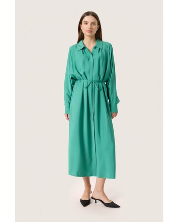 SOAKED IN LUXURY Blousejurk in Groen: voorkant