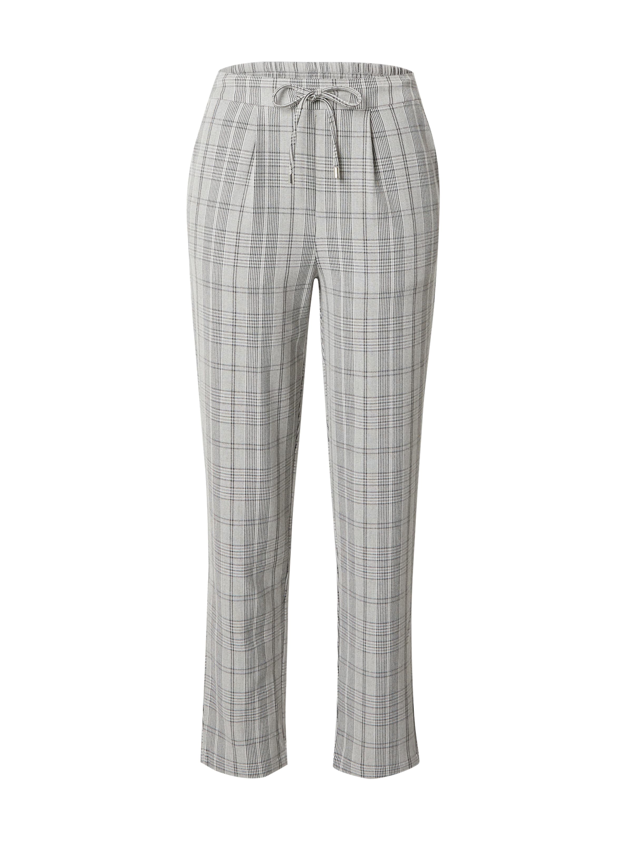 ABOUT YOU Regular Trousers 'Edina' in Grey: front
