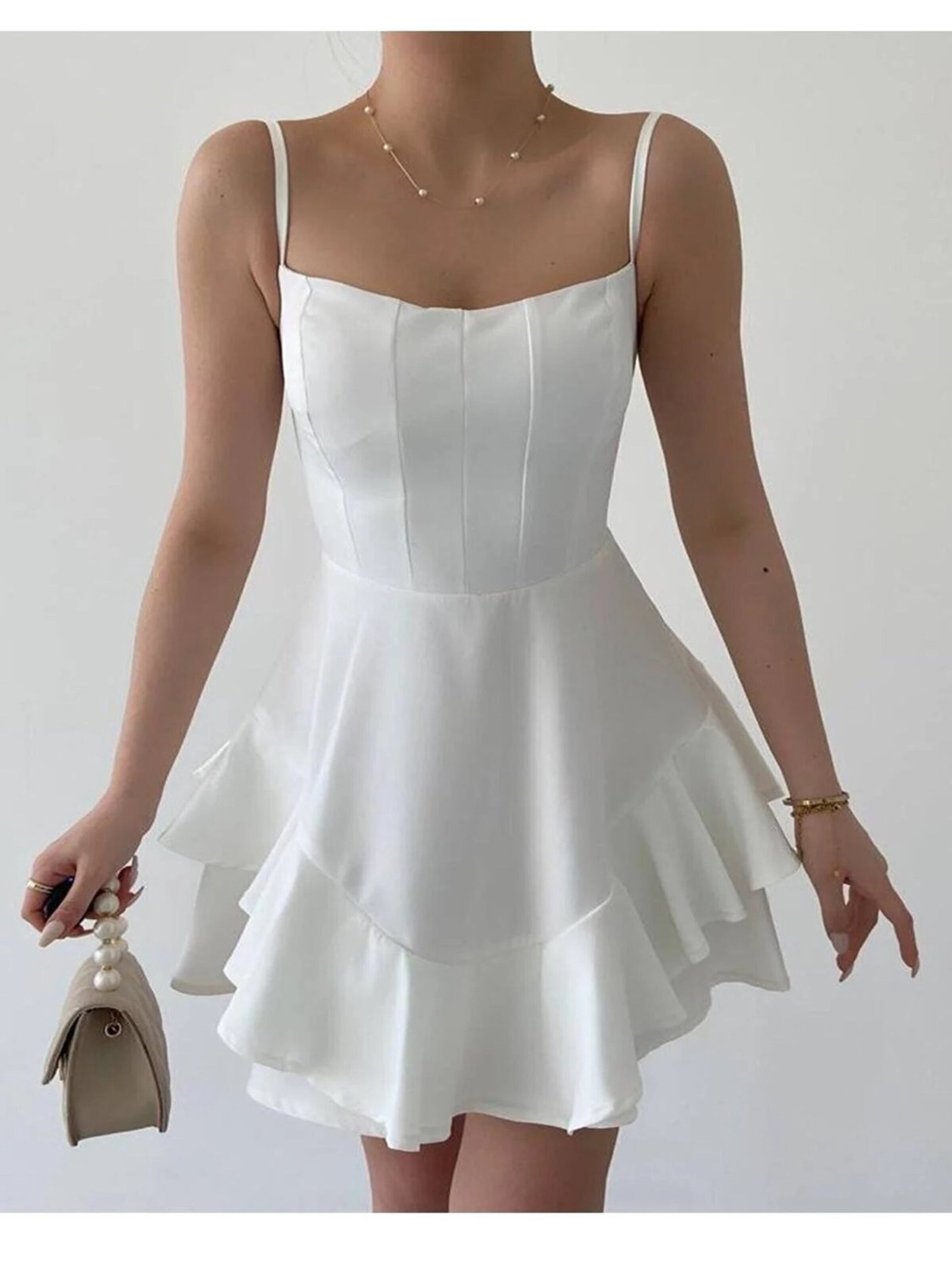 Robe WOMAN VISION en blanc