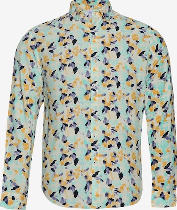 Campus SutraRegular Fit Košulja 'Kendrick' - zelena boja: prednji dio