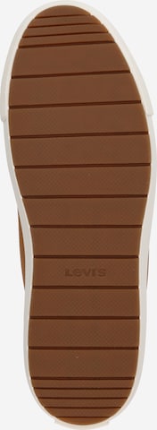 LEVI'S ® Hög sneaker 'WOODWARD' i brun