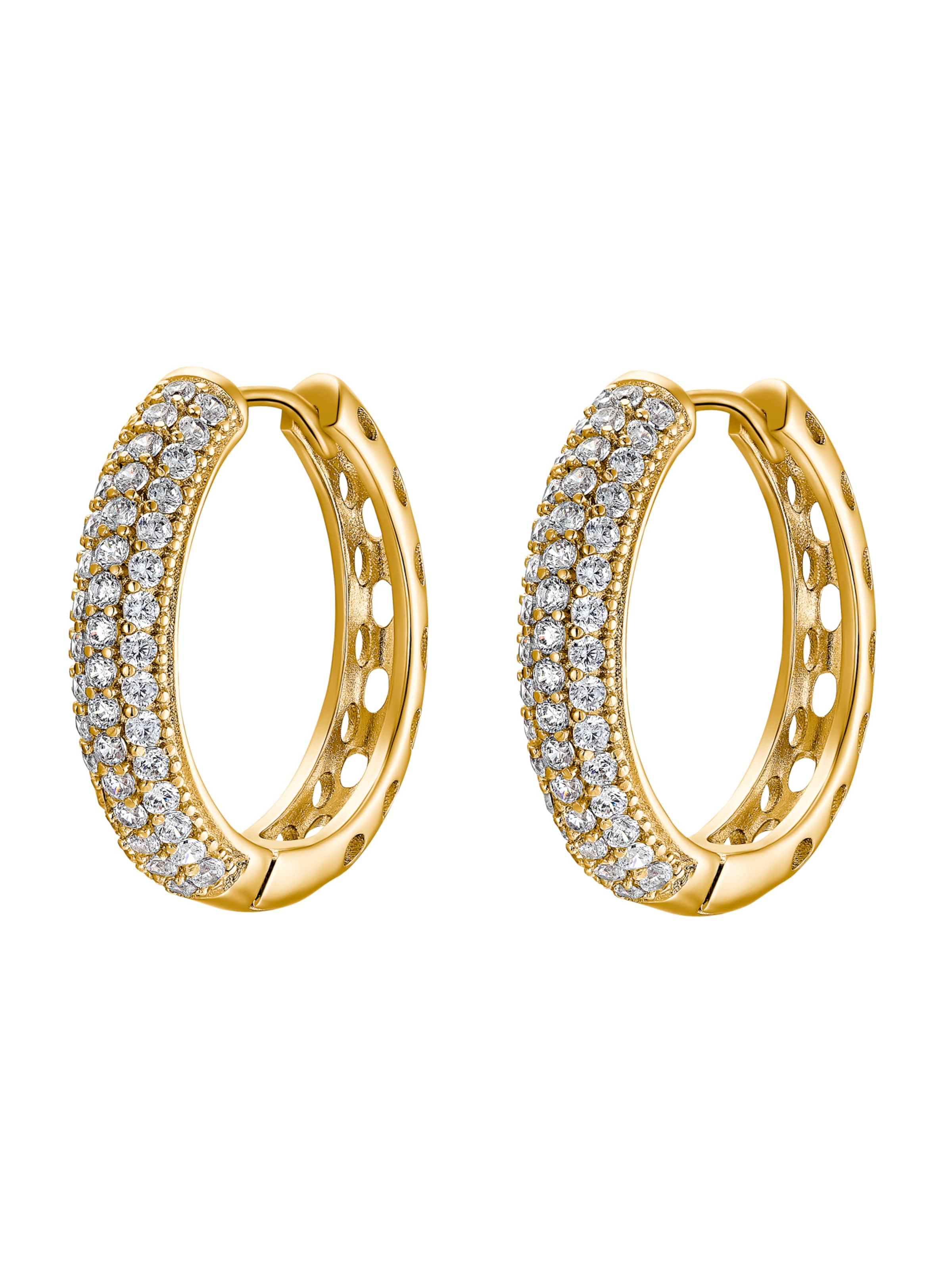 Heideman Earrings 'Charly' in Gold: front