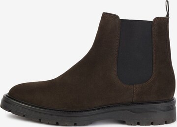 Boggi Milano Chelsea Boots in Brown: front
