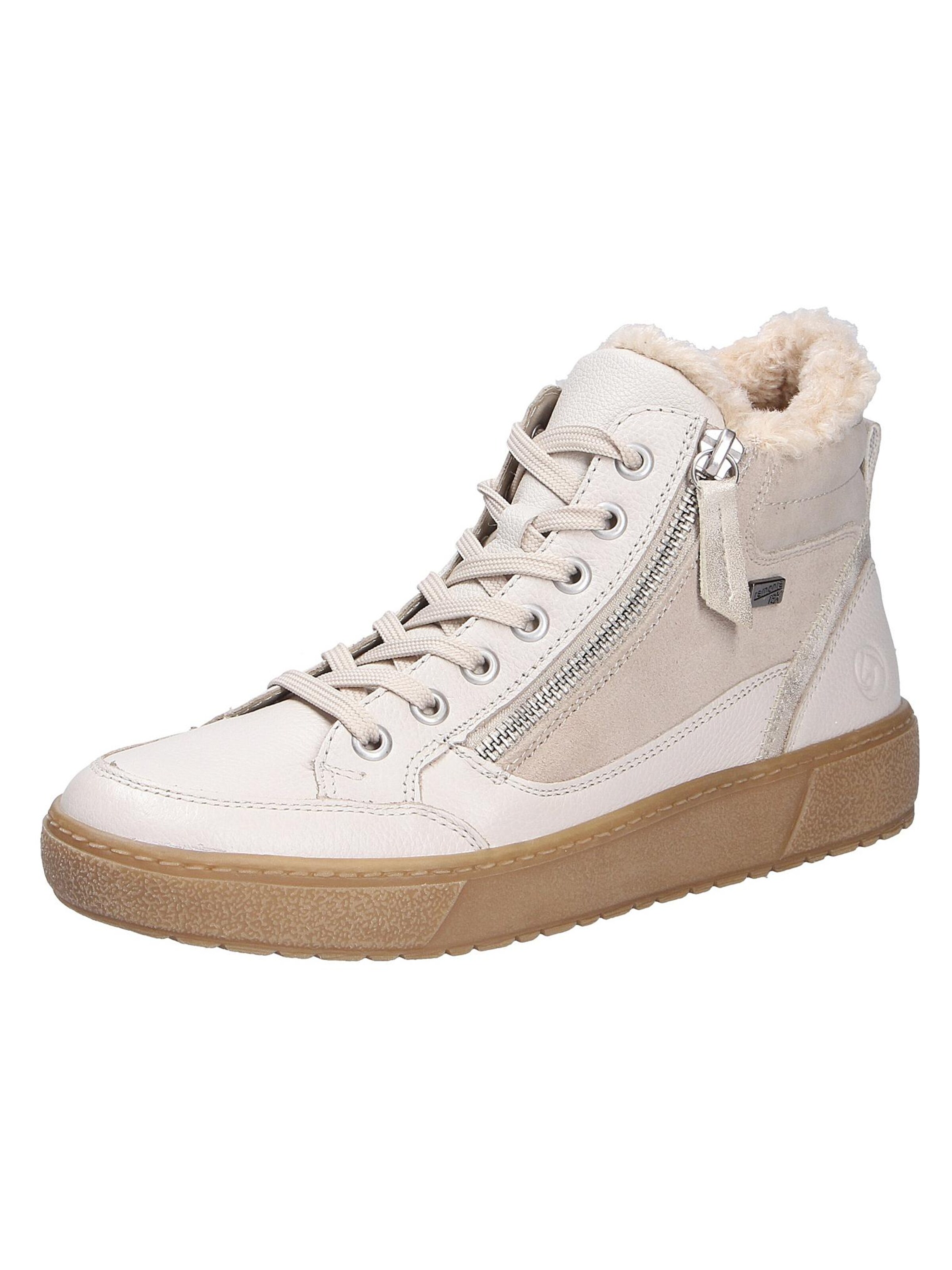 REMONTE Lace-Up Boots in Beige: front