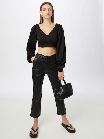 Femme Luxe Shirt 'Emma' in Black