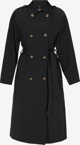 DreiMaster Maritim - Sobretudo meia-estação em preto: frente