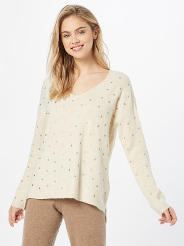 VERO MODA Pullover 'Sanne' in Beige: predná strana