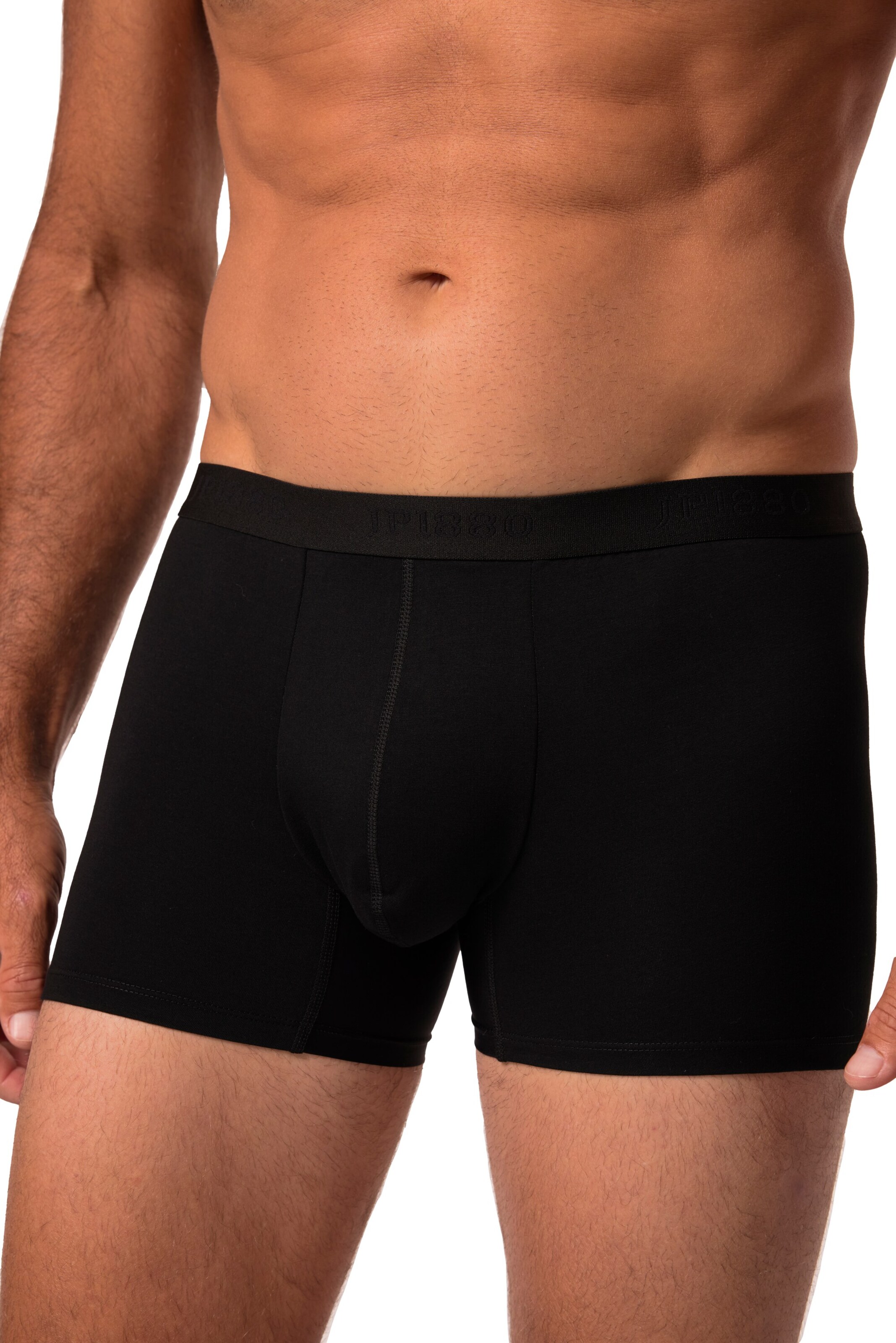 JP1880 Boxershorts in Zwart: voorkant