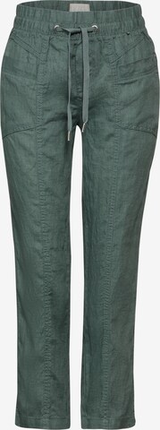 STREET ONE Loose fit Pants 'Bonny' in Green: front