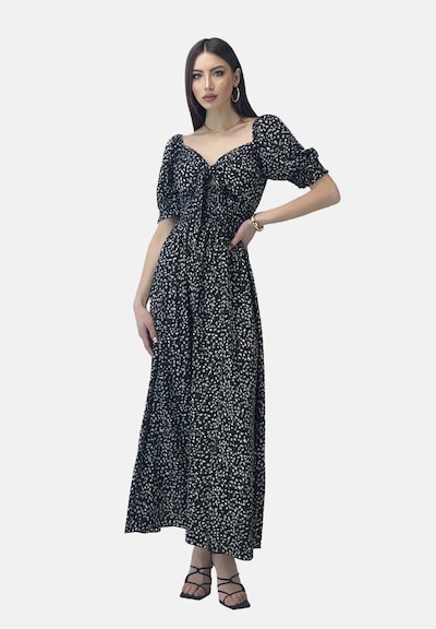 Elara Sommerkleid in 38-40 in schwarz, Produktansicht