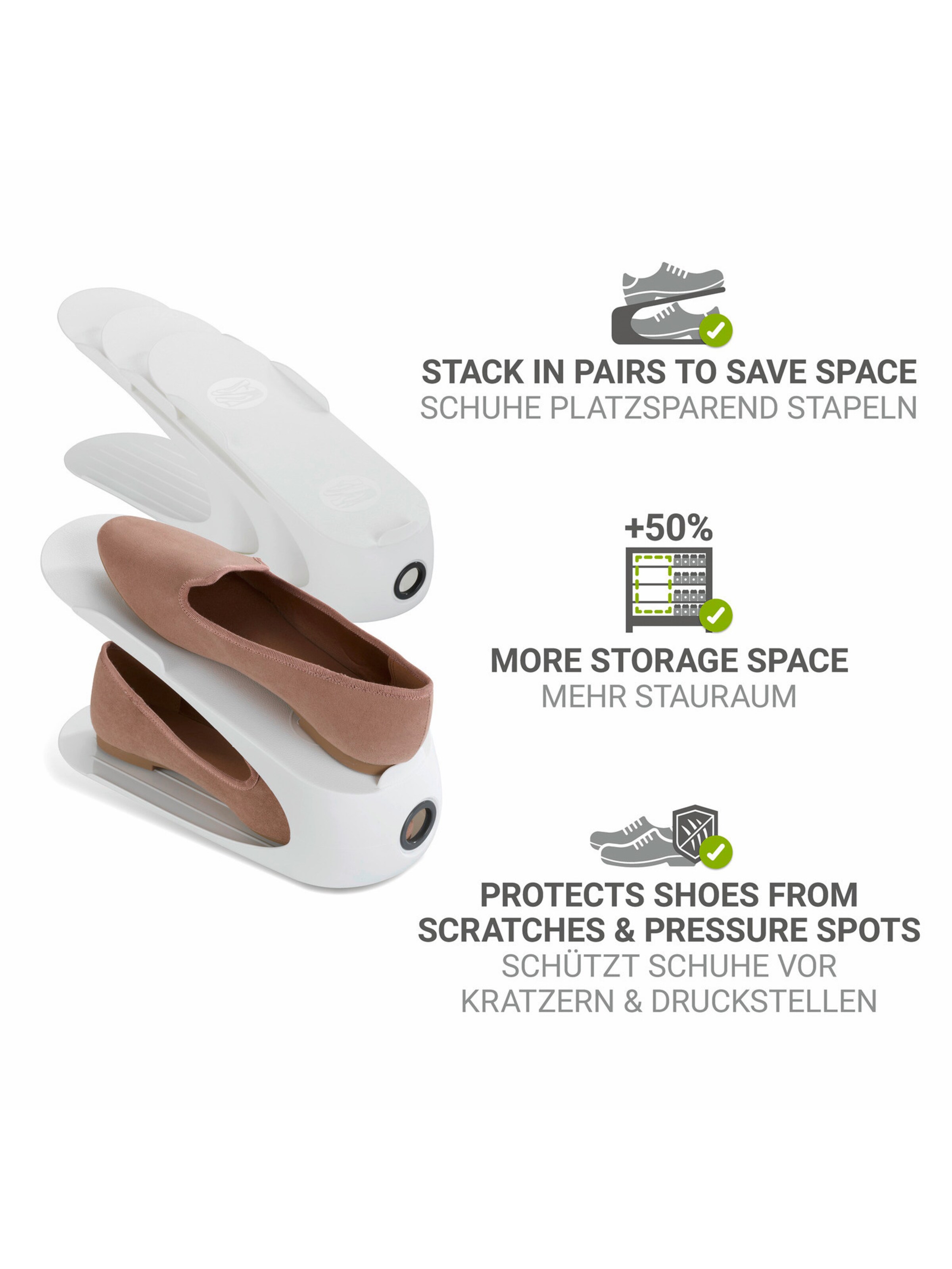 Wenko Schuhhalter in Weiß