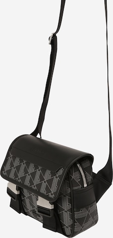 LACOSTE Crossbody Bag in Black: front