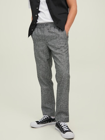 Regular Pantalon 'David' JACK & JONES en gris : devant