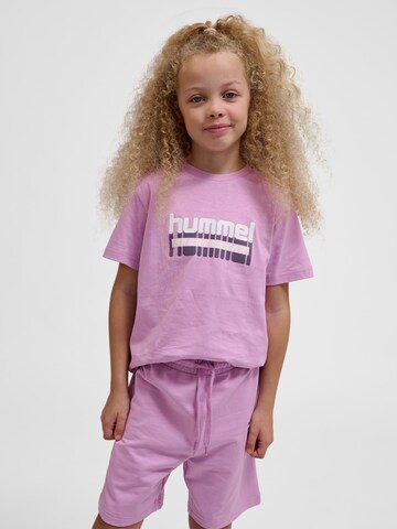 T-Shirt fonctionnel 'Tukas' Hummel en violet : devant