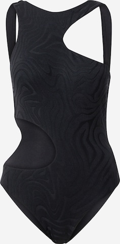 Seafolly - Soutien Bustier Fato de banho em preto: frente