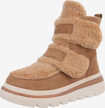 Ital-Design Ankle Boots in Brown: front