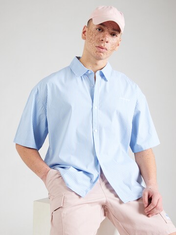 Comfort fit Camicia 'RATON' di Pegador in blu: frontale