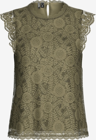Camicia da donna 'PCOlline' di PIECES in verde: frontale