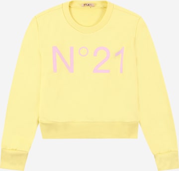 N°21 Sweatshirt in Yellow: front
