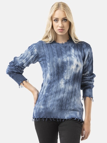 CIPO & BAXX Sweater in Blue: front