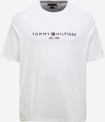 Tommy Hilfiger Big & Tall - Camiseta en blanco: frente