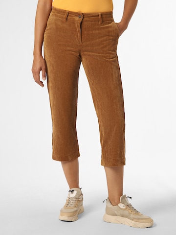 Regular Pantalon Marie Lund en marron : devant