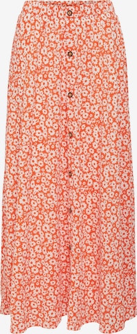 Only Tall Skirt 'Pella' in Orange: front