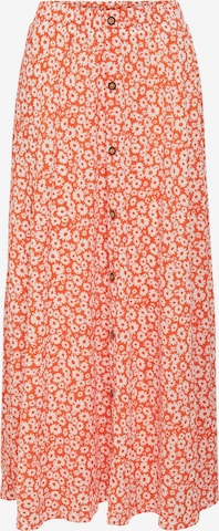 Only Tall - Falda 'Pella' en naranja: frente