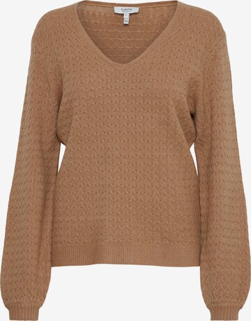 b.young Sweater 'Milo' in Brown: front