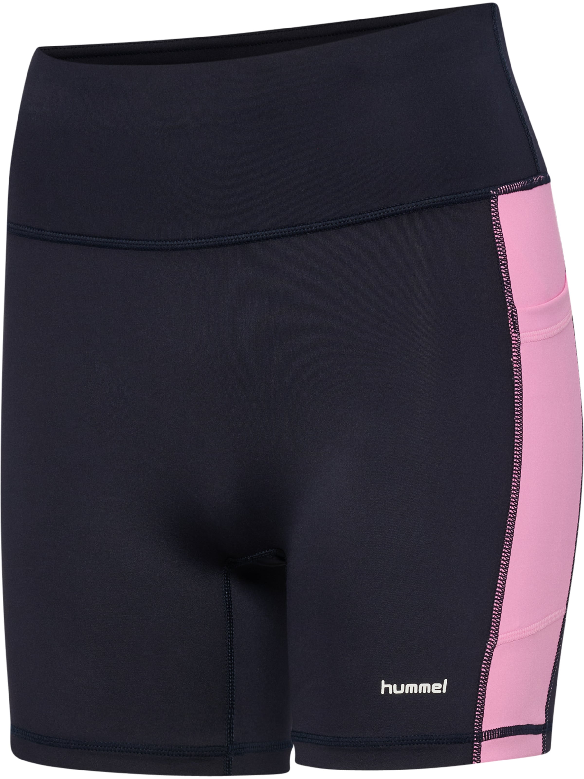 Hummel Slimfit Sportbroek in Zwart