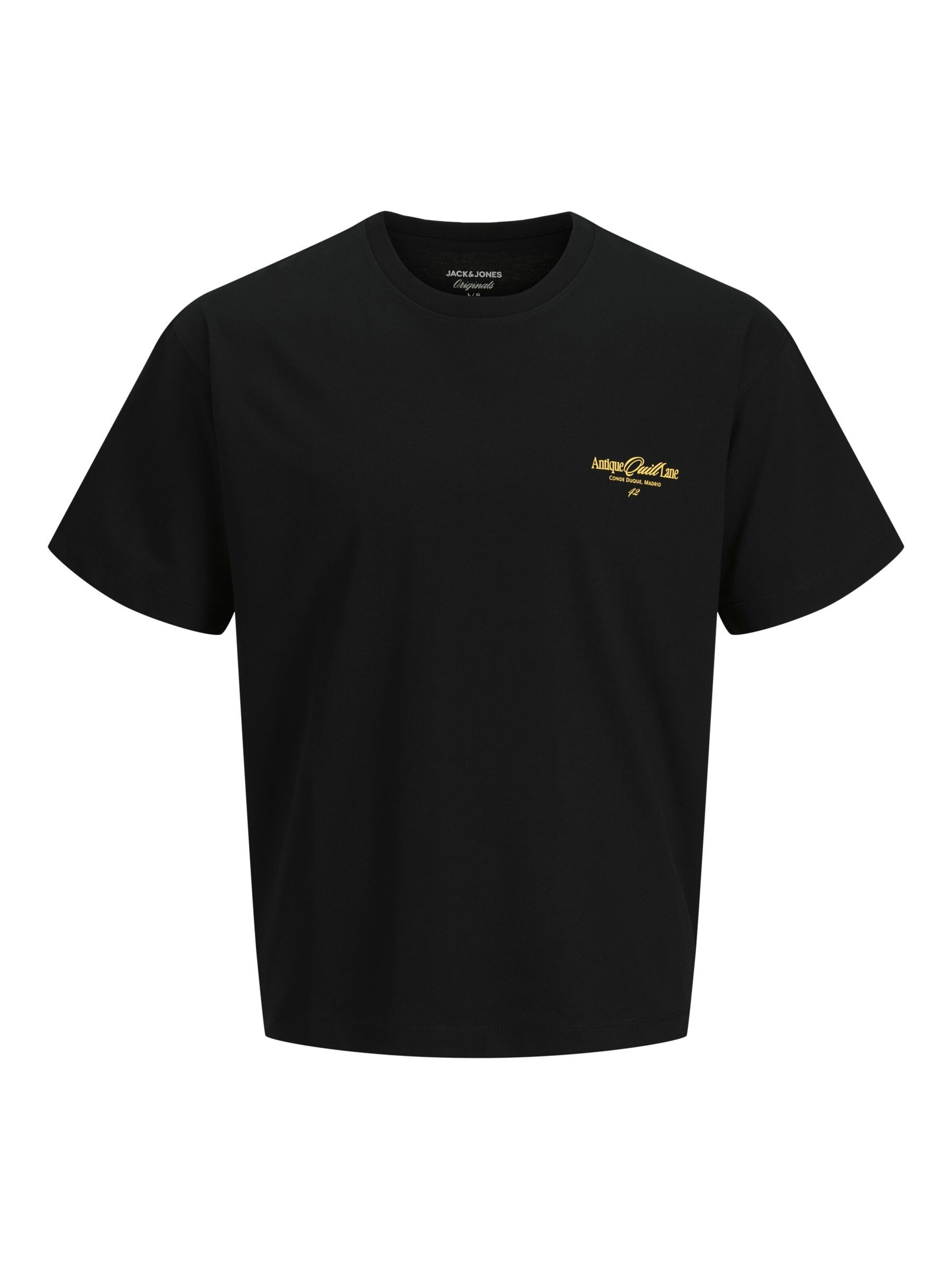 JACK & JONES Bluser & t-shirts i L i gul / sort, Produktvisning