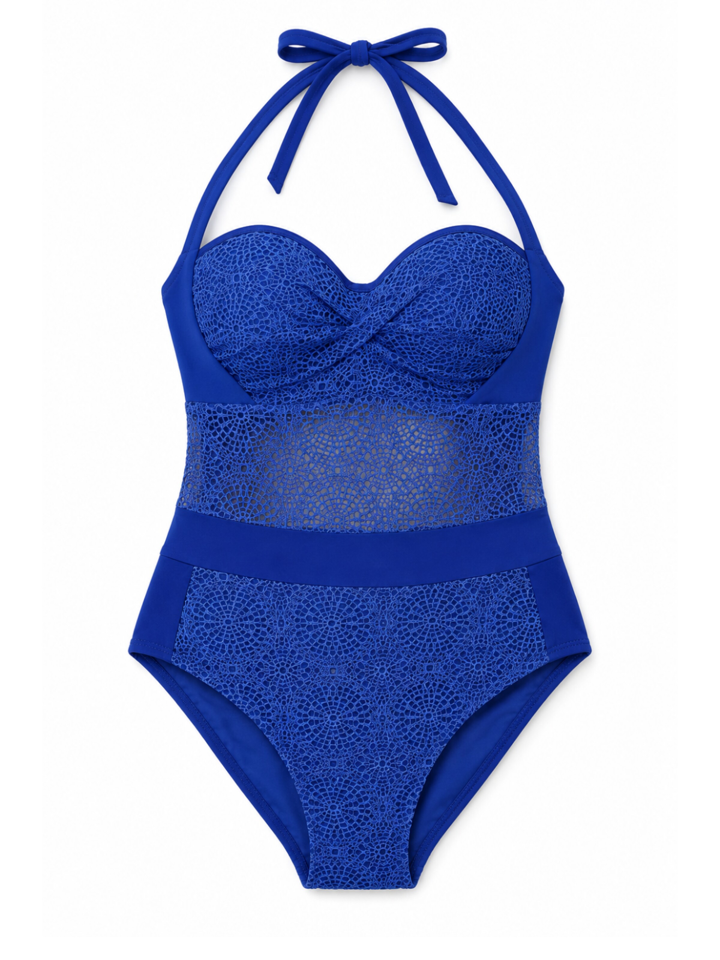 MILENKA - Bandeau Traje de baño en azul: frente