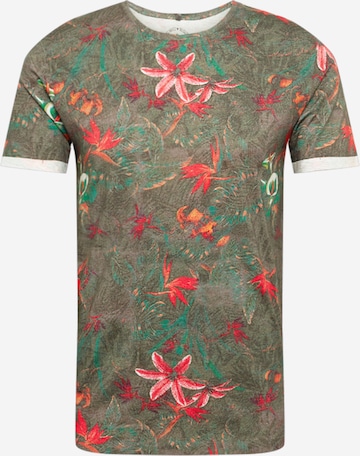 Key Largo T-Shirt 'JUNGLES' in Grün: Vorderseite