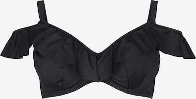 Swim by Zizzi Bikinitop 'Sallica' in schwarz, Produktansicht